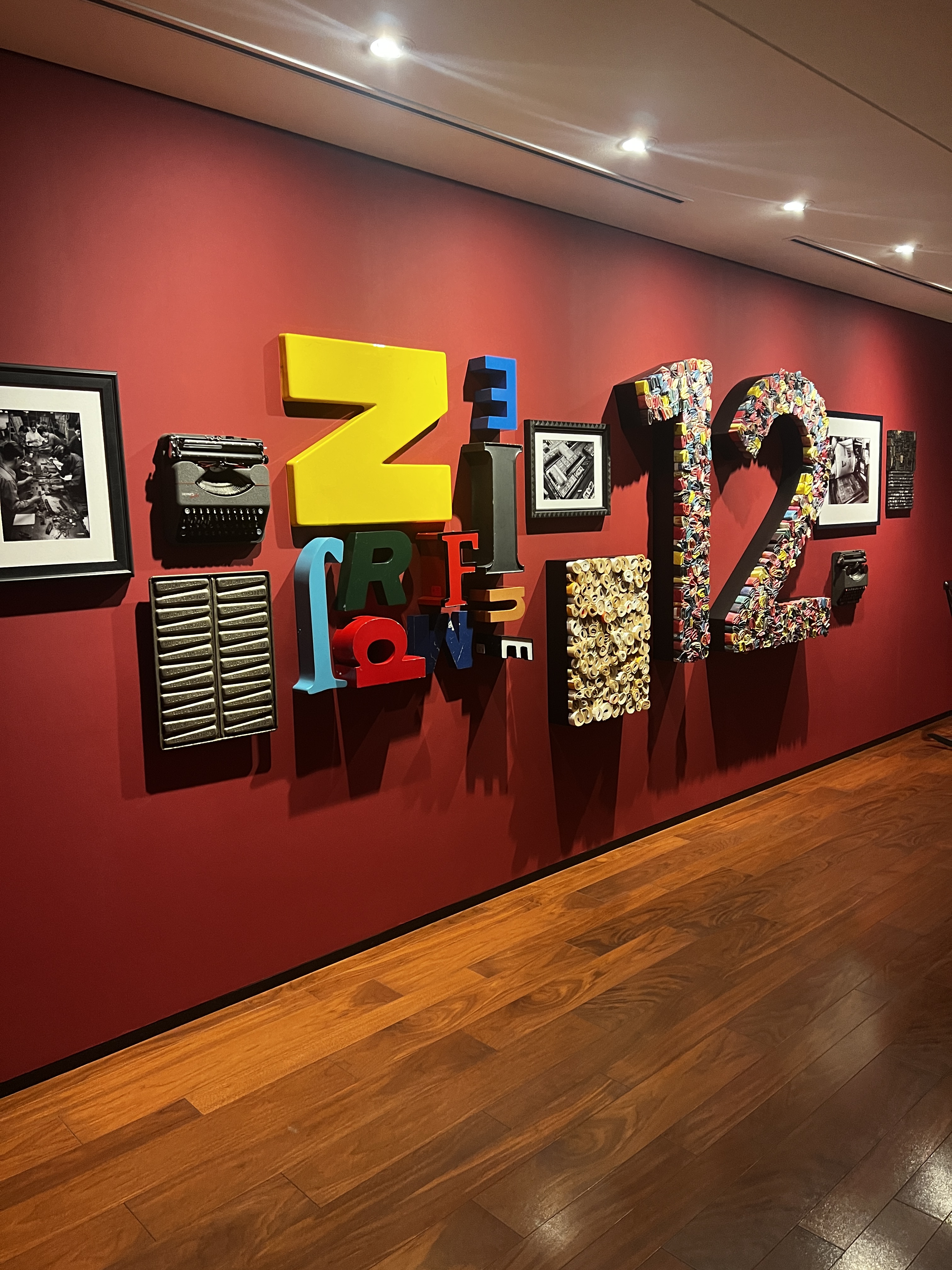 Lobby art installation at Hyatt Centric Ginza Tokyo